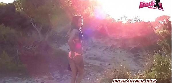  Deutsche Ebony teen 18 - Outdoor Sex am Mallorca beach